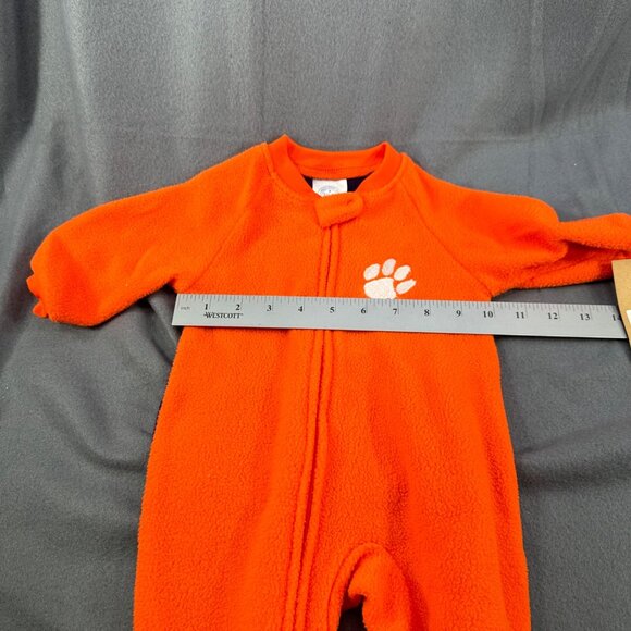 Rivalry Threads Infant Sz 3-6 Month One Piece Sleeper Clemson Orange Purple New - Picture 10 of 16